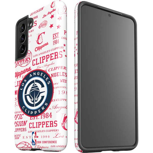 NBA Los Angeles Clippers Blast Logos Galaxy S21 5G Pro Case