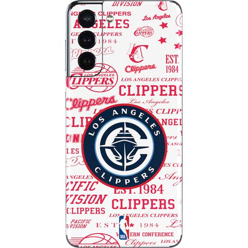 NBA Los Angeles Clippers Blast Logos Galaxy S21 5G Skin