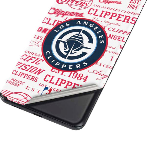 NBA Los Angeles Clippers Blast Logos Galaxy S21 5G Skin