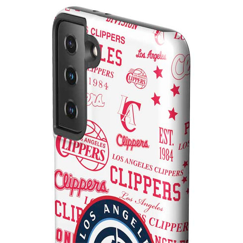 NBA Los Angeles Clippers Blast Logos Galaxy S21 Plus 5G Pro Case