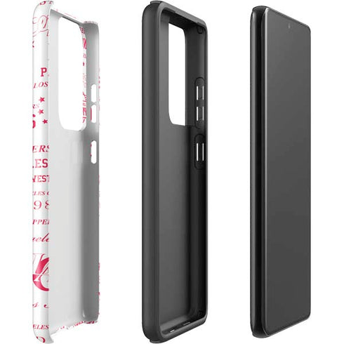 NBA Los Angeles Clippers Blast Logos Galaxy S21 Ultra 5G Pro Case