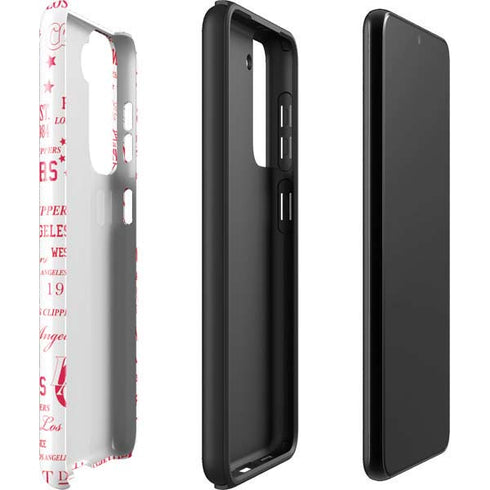NBA Los Angeles Clippers Blast Logos Galaxy S22 Plus Pro Case