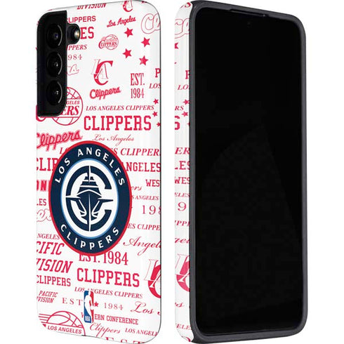 NBA Los Angeles Clippers Blast Logos Galaxy S22 Pro Case