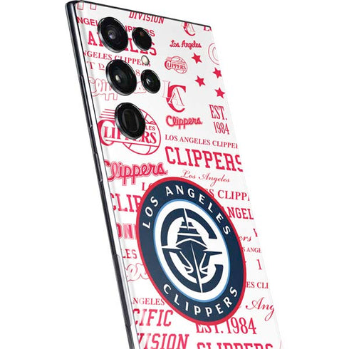 NBA Los Angeles Clippers Blast Logos Galaxy S22 Ultra Skin