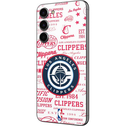 NBA Los Angeles Clippers Blast Logos Galaxy S23 FE Skin