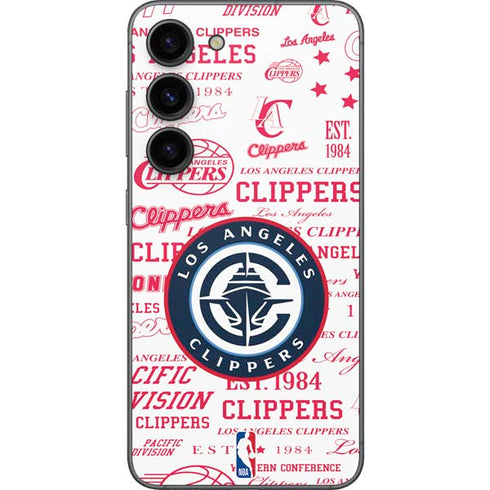 NBA Los Angeles Clippers Blast Logos Galaxy S23 Skin