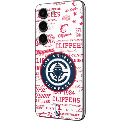 NBA Los Angeles Clippers Blast Logos Galaxy S23 Skin