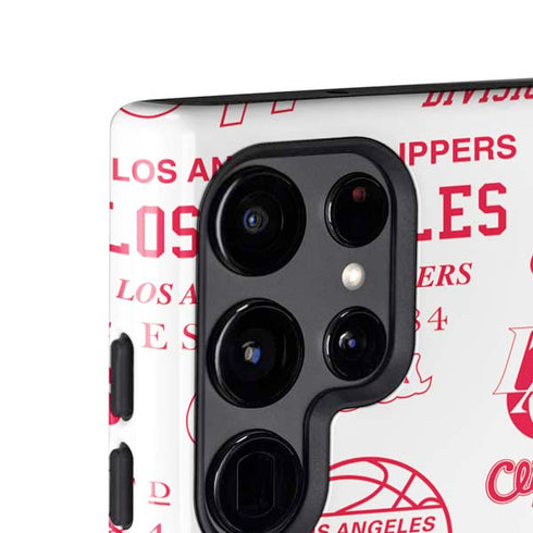 NBA Los Angeles Clippers Blast Logos Galaxy S23 Ultra Pro Case