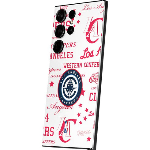 NBA Los Angeles Clippers Blast Logos Galaxy S24 Ultra Skin