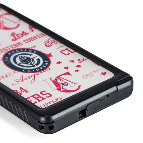 NBA Los Angeles Clippers Blast Logos Galaxy S24 Ultra Waterproof Case