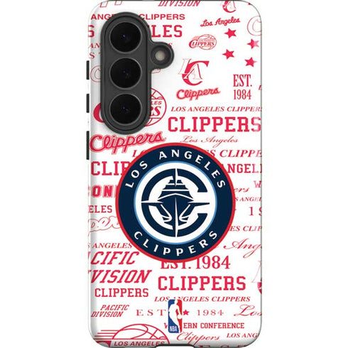 NBA Los Angeles Clippers Blast Logos Galaxy S26 Plus Impact Case