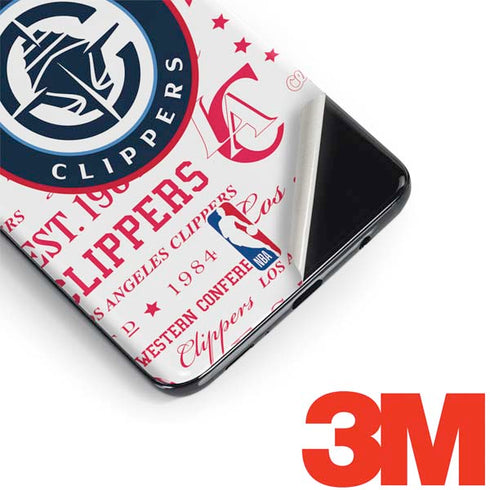 NBA Los Angeles Clippers Blast Logos Galaxy S9 Plus Skin