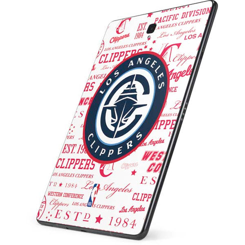 NBA Los Angeles Clippers Blast Logos Samsung Galaxy Tab Skin