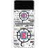 NBA Los Angeles Clippers Blast Logos Galaxy Z Flip4 5G Skin