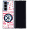 NBA Los Angeles Clippers Blast Logos Galaxy Z Fold5 5G Clear Case