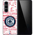 NBA Los Angeles Clippers Blast Logos Galaxy Z Fold5 5G Skin
