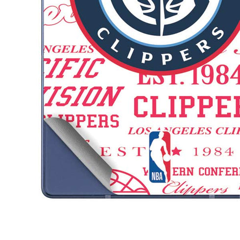 NBA Los Angeles Clippers Blast Logos Galaxy Z Fold6 Skin
