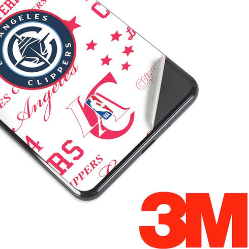 NBA Los Angeles Clippers Blast Logos Google Pixel 3 XL Skin