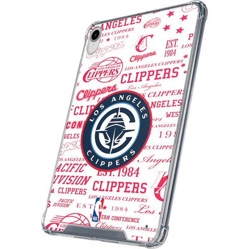 NBA Los Angeles Clippers Blast Logos iPad 11th Gen (2025) Clear Case
