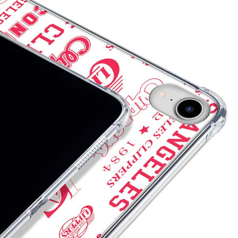 NBA Los Angeles Clippers Blast Logos iPad 11th Gen (2025) Clear Case