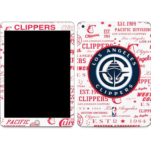 NBA Los Angeles Clippers Blast Logos Apple iPad Skin