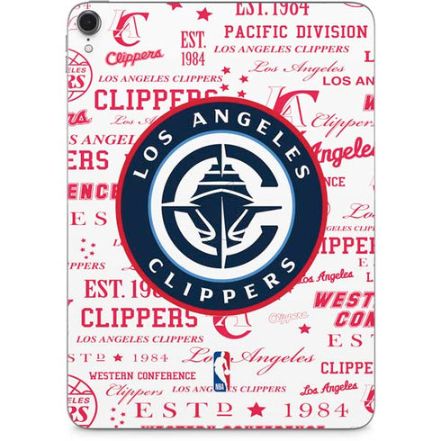 NBA Los Angeles Clippers Blast Logos Apple iPad Pro Skin