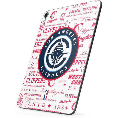 NBA Los Angeles Clippers Blast Logos Apple iPad Pro Skin
