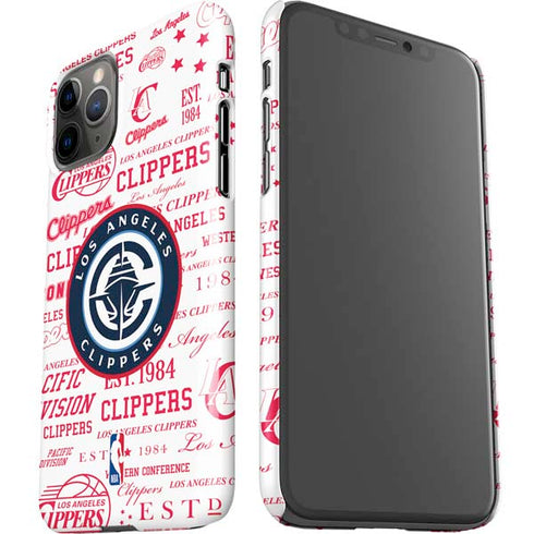 NBA Los Angeles Clippers Blast Logos iPhone 11 Pro Lite Case