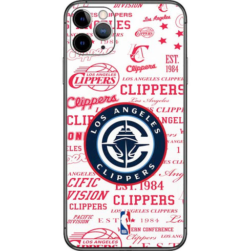NBA Los Angeles Clippers Blast Logos iPhone 11 Pro Max Skin