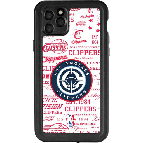 NBA Los Angeles Clippers Blast Logos iPhone 11 Pro Max Waterproof Case