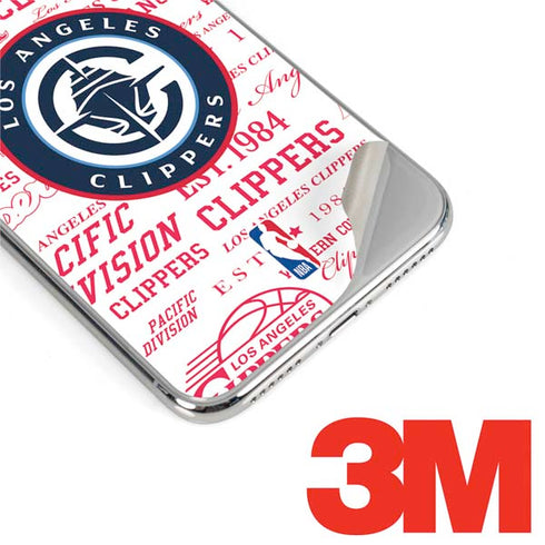 NBA Los Angeles Clippers Blast Logos iPhone 11 Pro Skin