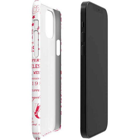NBA Los Angeles Clippers Blast Logos iPhone 12 Mini Lite Case