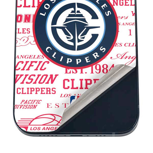 NBA Los Angeles Clippers Blast Logos iPhone 12 Mini Skin