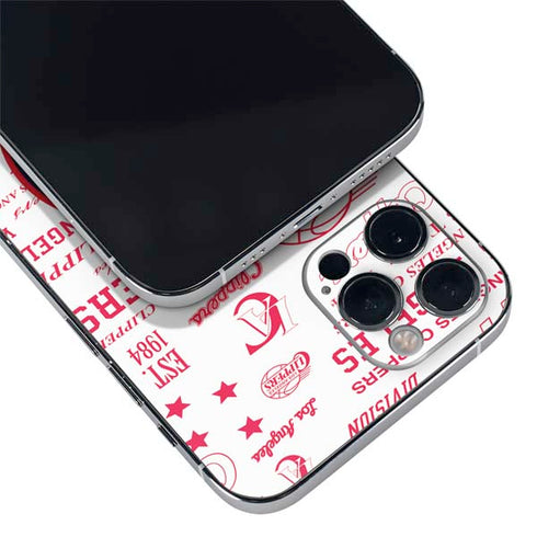 NBA Los Angeles Clippers Blast Logos iPhone 12 Pro Max Skin