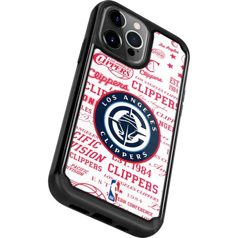 NBA Los Angeles Clippers Blast Logos iPhone 13 Pro Cargo Case