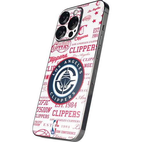 NBA Los Angeles Clippers Blast Logos iPhone 13 Pro Skin