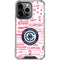 NBA Los Angeles Clippers Blast Logos iPhone 14 Pro Clear Case