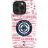 NBA Los Angeles Clippers Blast Logos iPhone 14 Pro Impact Case