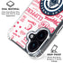 NBA Los Angeles Clippers Blast Logos iPhone 16 Clear Case
