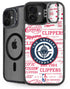 NBA Los Angeles Clippers Blast Logos iPhone 16 Kickstand Case