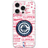 NBA Los Angeles Clippers Blast Logos iPhone 16 Pro Skin