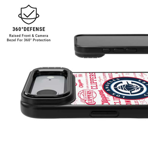 NBA Los Angeles Clippers Blast Logos iPhone 17 Air Kickstand Case