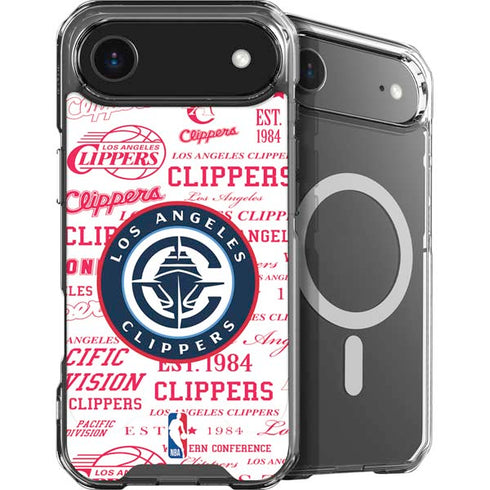 NBA Los Angeles Clippers Blast Logos iPhone 17 Air MagSafe Case