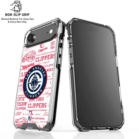 NBA Los Angeles Clippers Blast Logos iPhone 17 Air MagSafe Case