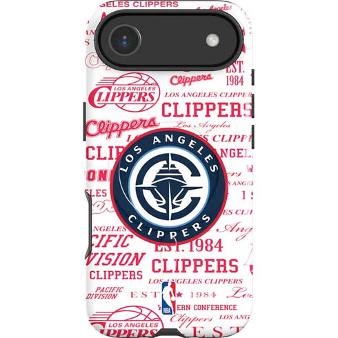 NBA Los Angeles Clippers Blast Logos iPhone 17 Air Magsafe Impact Case