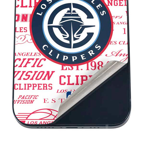 NBA Los Angeles Clippers Blast Logos iPhone 17 Air Skin
