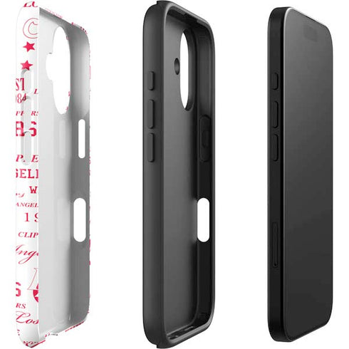 NBA Los Angeles Clippers Blast Logos iPhone 17 Impact Case