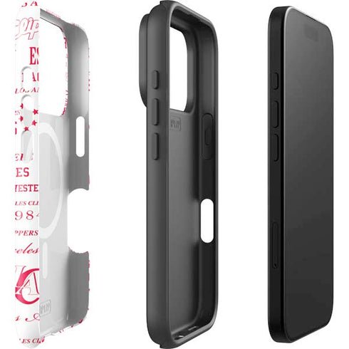 NBA Los Angeles Clippers Blast Logos iPhone 17 Pro Magsafe Impact Case