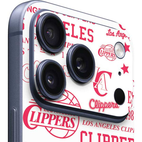 NBA Los Angeles Clippers Blast Logos iPhone 17 Pro Max Skin
