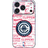 NBA Los Angeles Clippers Blast Logos iPhone 17 Pro Skin